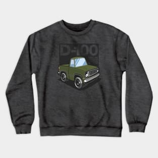 D100 - 1976 (Bright Green Iridescent) Crewneck Sweatshirt